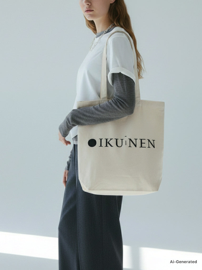IKUINEN Canvas Tote Bag medium